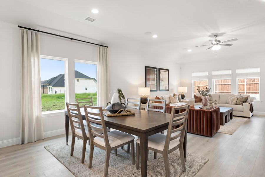 Furnished interior in a model home at Anna Ranch in Anna (Image 9). Furnished interior in a model home at Anna Ranch in Anna (Image 9).