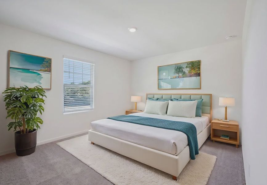 Furnished interior in a model home at Brookshire at Legacy Hills in Celina (Image 9).