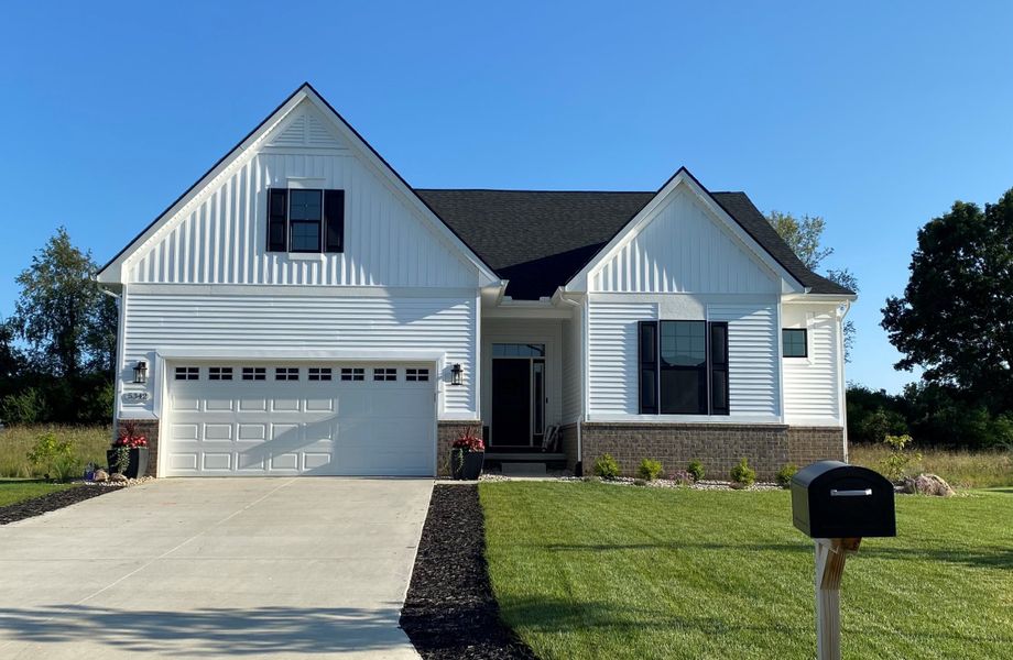 Front exterior of a home in the Mystic Ridge community, located in Whitmore Lake, MI (Image 6). Front exterior of a home in the Mystic Ridge community, located in Whitmore Lake, MI (Image 6).