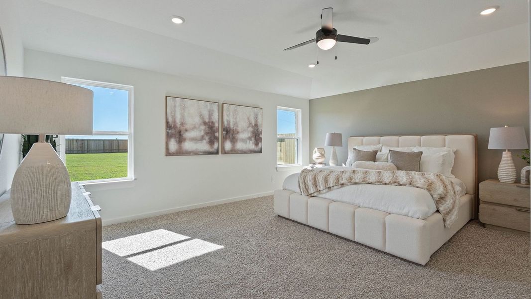 Furnished interior in a model home at Riverside Estates in Baytown (Image 8).