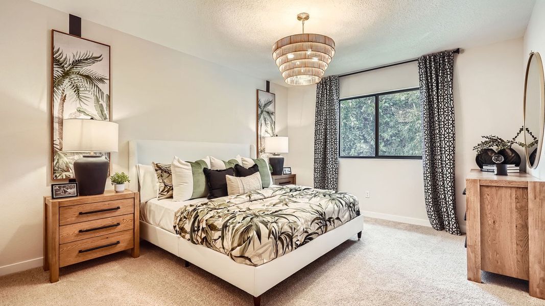 Furnished interior in a model home at Ashwood Cove in Lake Worth (Image 15).