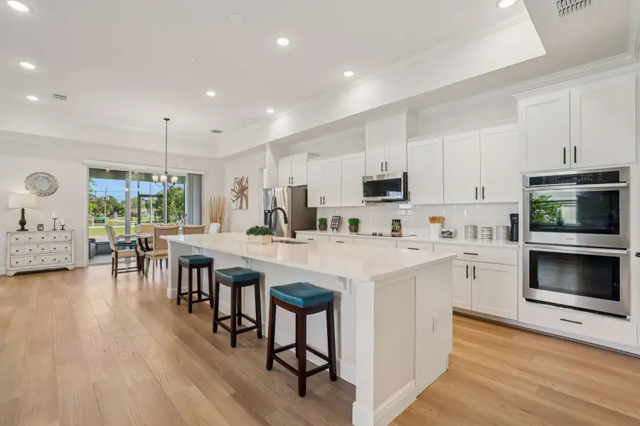 Furnished interior in a model home at Malabar Springs in Palm Bay (Image 5).