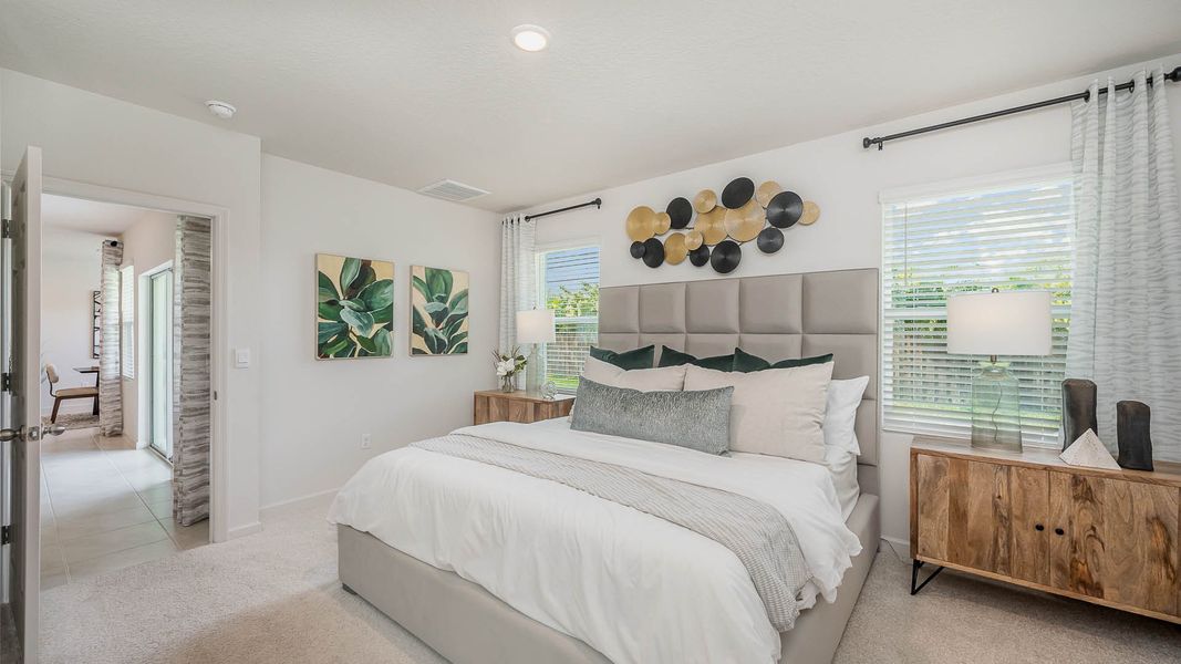 Furnished interior in a model home at Port St. Lucie Spot Lots in Port St. Lucie (Image 20).