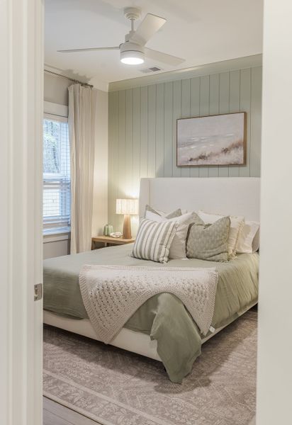 Furnished interior in a model home at Founder's Park in Summerville (Image 20).