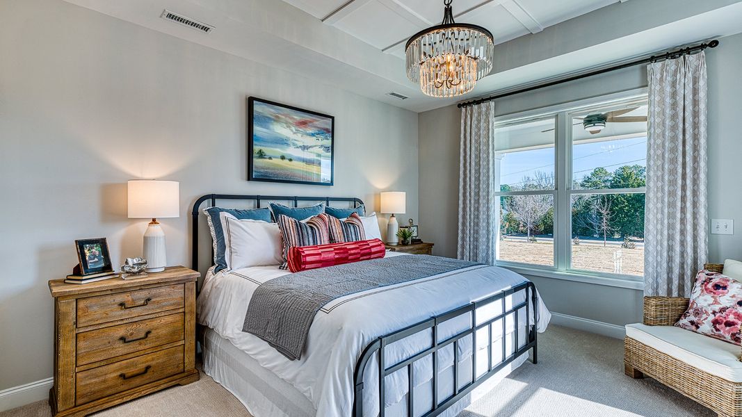 Furnished interior in a model home at The Cottages at 78 North in Sanford (Image 6).