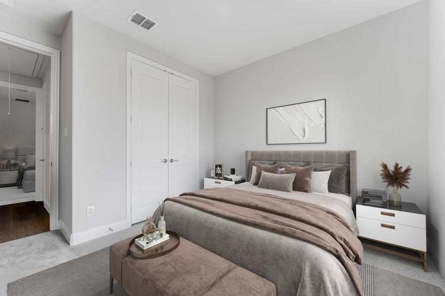 Furnished interior in a model home at The Ranch at Uptown Celina 40s in Celina (Image 18).