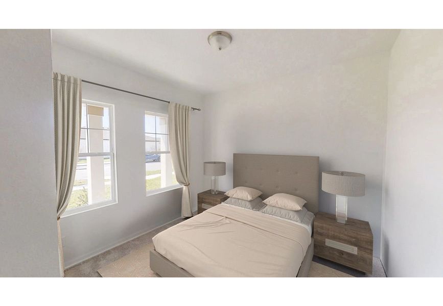 Furnished interior in a model home at Landings at Mount Olive in Polk City (Image 6). Furnished interior in a model home at Landings at Mount Olive in Polk City (Image 6).