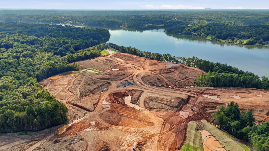 Site preparation and early development at Esplanade at Lake Hickory in Taylorsville, NC (Image 15).