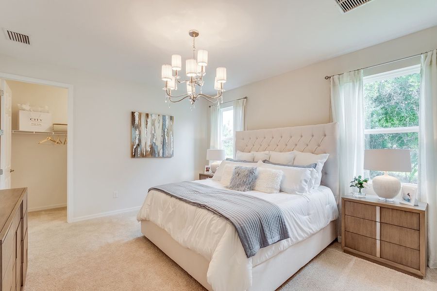 Furnished interior in a model home at Deep Creek Tradition Series in Punta Gorda (Image 15).