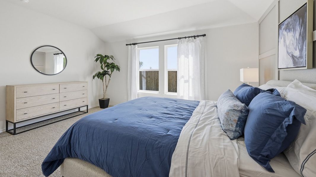 Furnished interior in a model home at Sweetwater Springs in Sherman (Image 29).