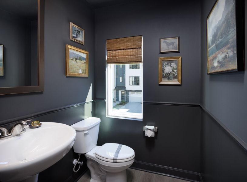 Furnished interior in a model home at Holly View in Greenville (Image 17).