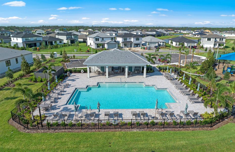 Private Amenities in this affordable new home community in North Port, Florida