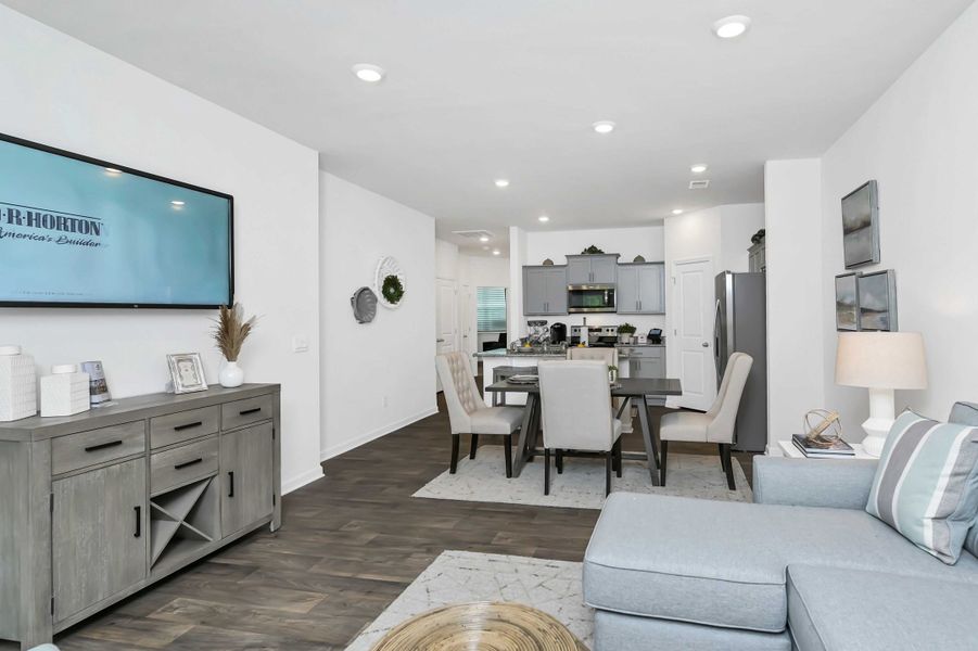 Furnished interior in a model home at Willow Commons in Lugoff (Image 13).