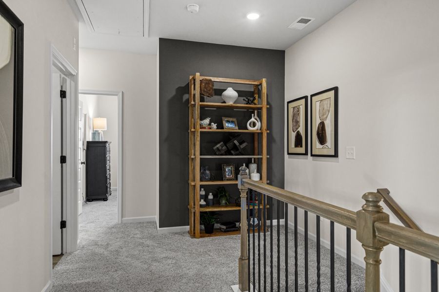Furnished interior in a model home at Weatherstone Commons in Conyers (Image 11).