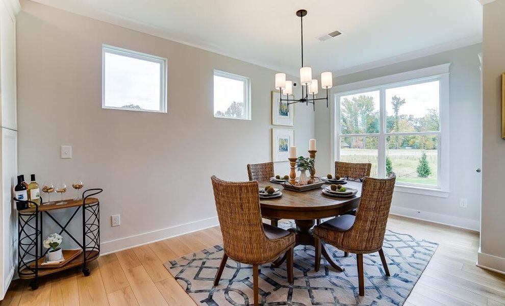 Furnished interior in a model home at Villas at Dawsonville in Dawsonville (Image 19).