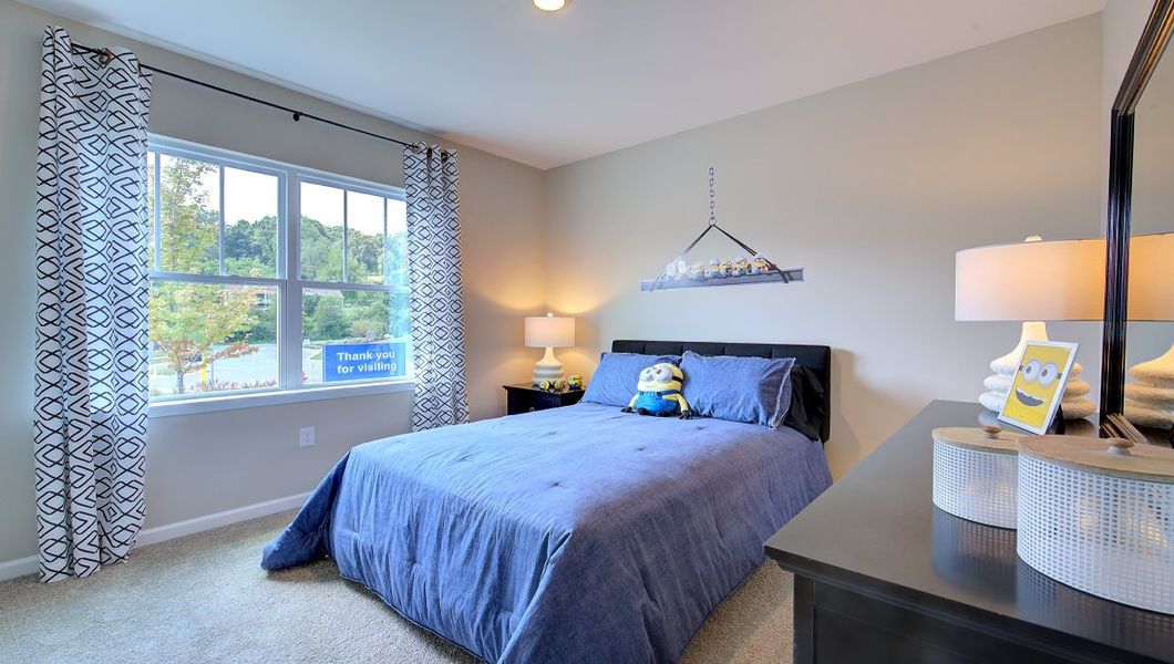 Furnished interior in a model home at Valleywood Farms in Waynesville (Image 22).