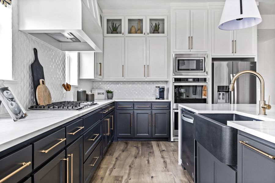 Furnished interior in a model home at Windsong Ranch - The Enclave in Prosper (Image 16). Furnished interior in a model home at Windsong Ranch - The Enclave in Prosper (Image 16).