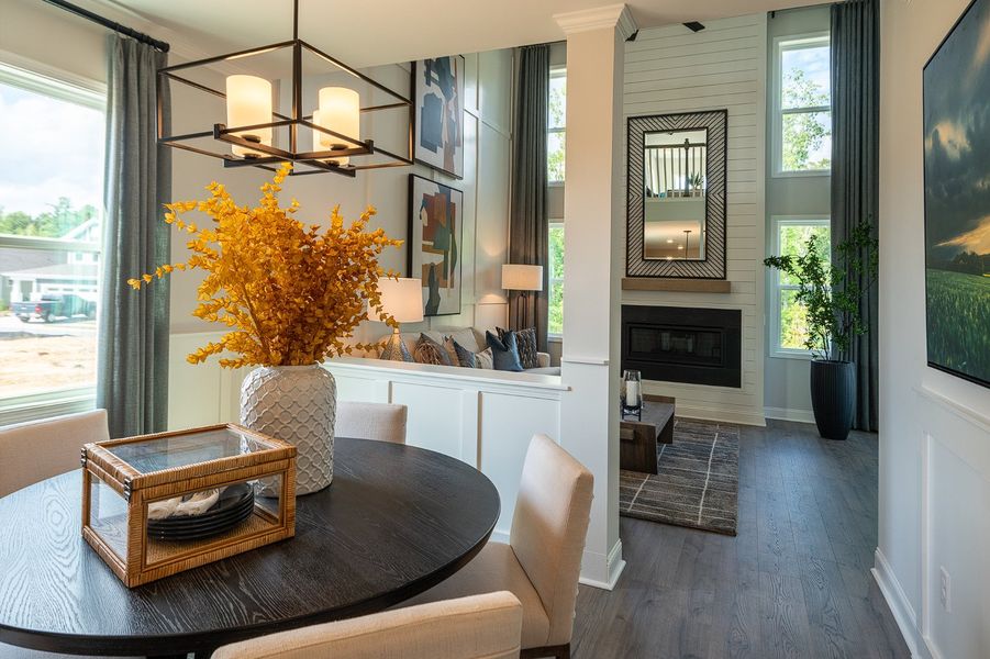 Furnished interior in a model home at 78 North in Sanford (Image 7). Furnished interior in a model home at 78 North in Sanford (Image 7).