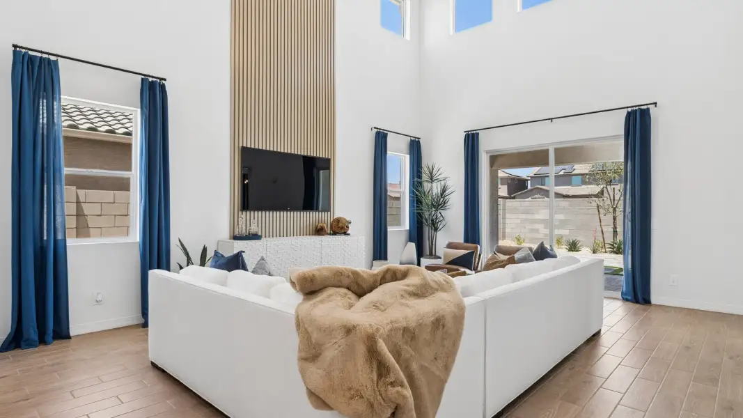 Furnished interior in a model home at El Cidro in Goodyear (Image 8). Furnished interior in a model home at El Cidro in Goodyear (Image 8).