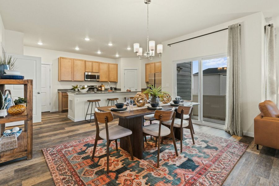Furnished interior in a model home at The Trails at Aspen Ridge – Altitude Collection in Colorado Springs (Image 10).
