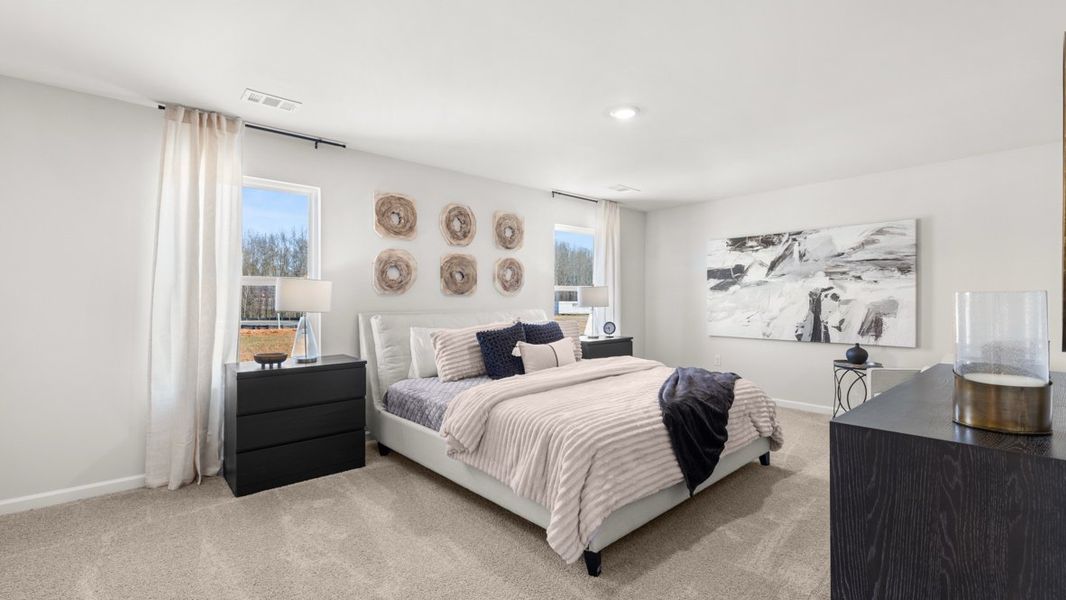 Furnished interior in a model home at Braselton Village in Braselton (Image 41). Furnished interior in a model home at Braselton Village in Braselton (Image 41).