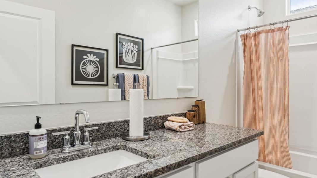 Furnished interior in a model home at Heartland Ranch in Coolidge (Image 40). Furnished interior in a model home at Heartland Ranch in Coolidge (Image 40).