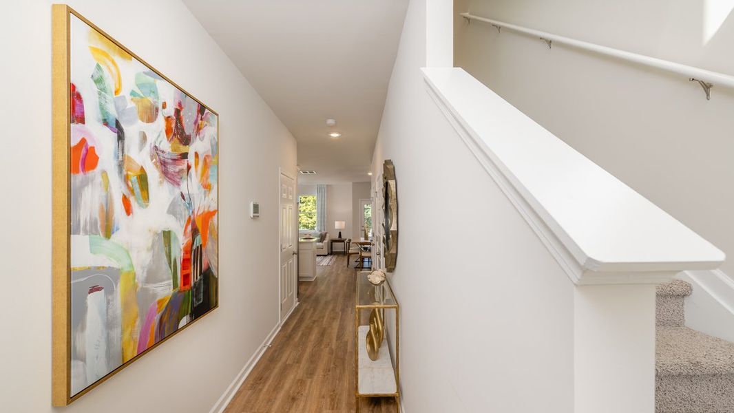 Furnished interior in a model home at Young's Crossing in Stone Mountain (Image 8).