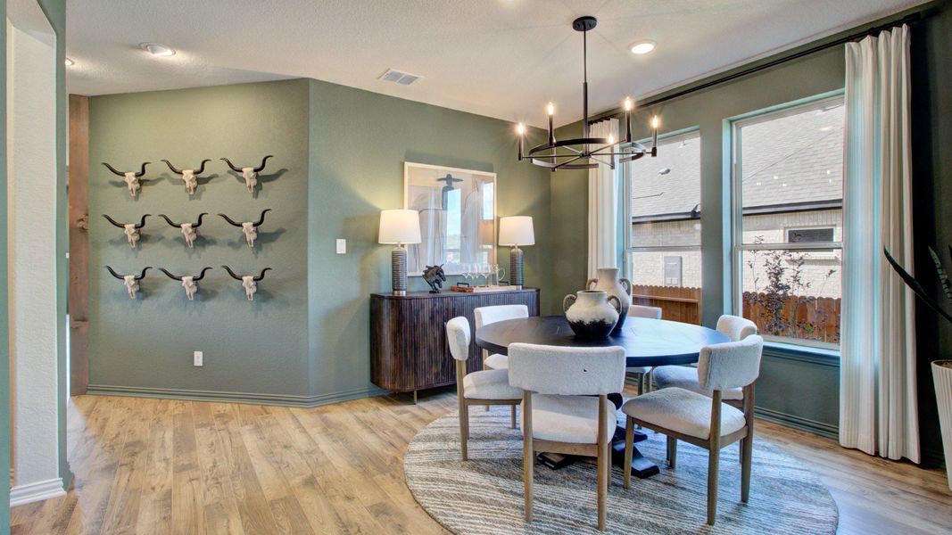 Furnished interior in a model home at Stream Waters in Seguin (Image 7). Furnished interior in a model home at Stream Waters in Seguin (Image 7).