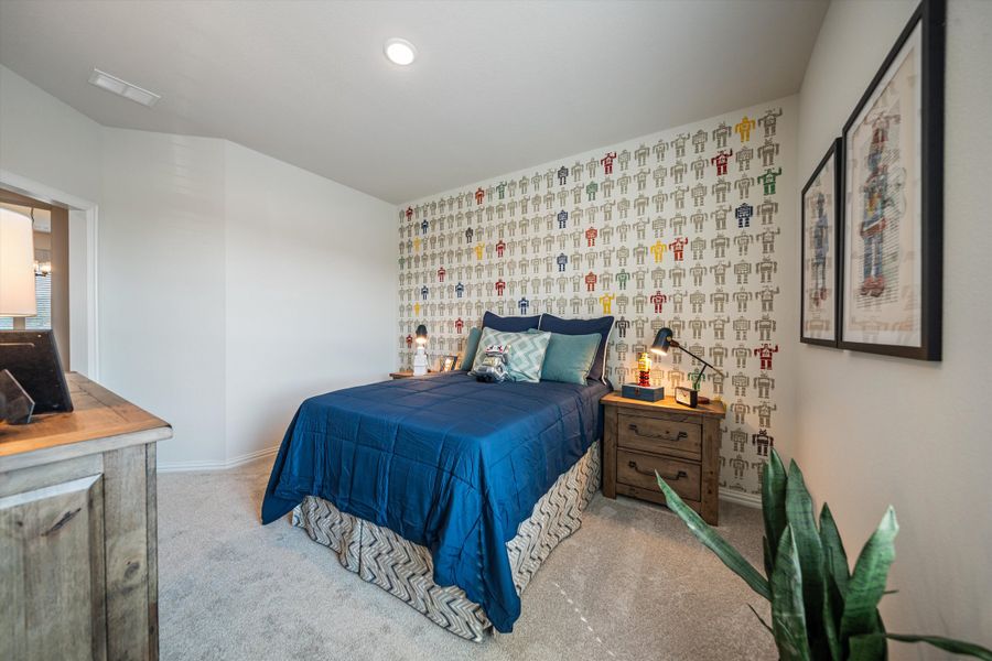 Furnished interior in a model home at Waterford Park in Weatherford (Image 15).