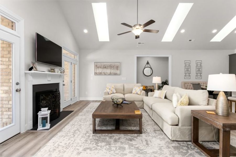 Furnished interior in a model home at Northborough in Colfax (Image 54).