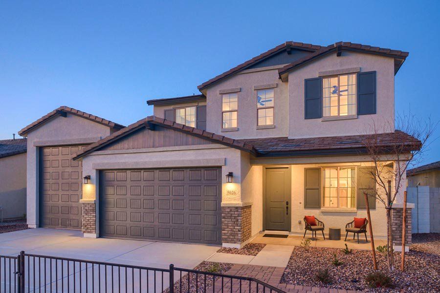 Front exterior of a home in the Laveen Vistas II community, located in Laveen, AZ (Image 11).