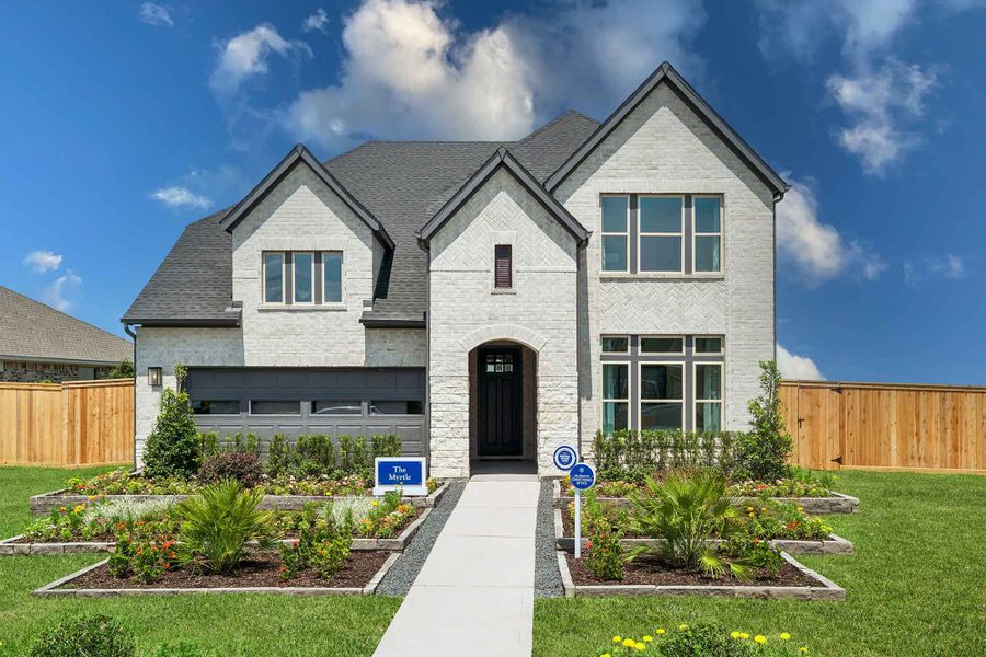 Front exterior of a home in the Beacon Point at Lago Mar 50’ Homesites community, located in Texas City, TX (Image 4).