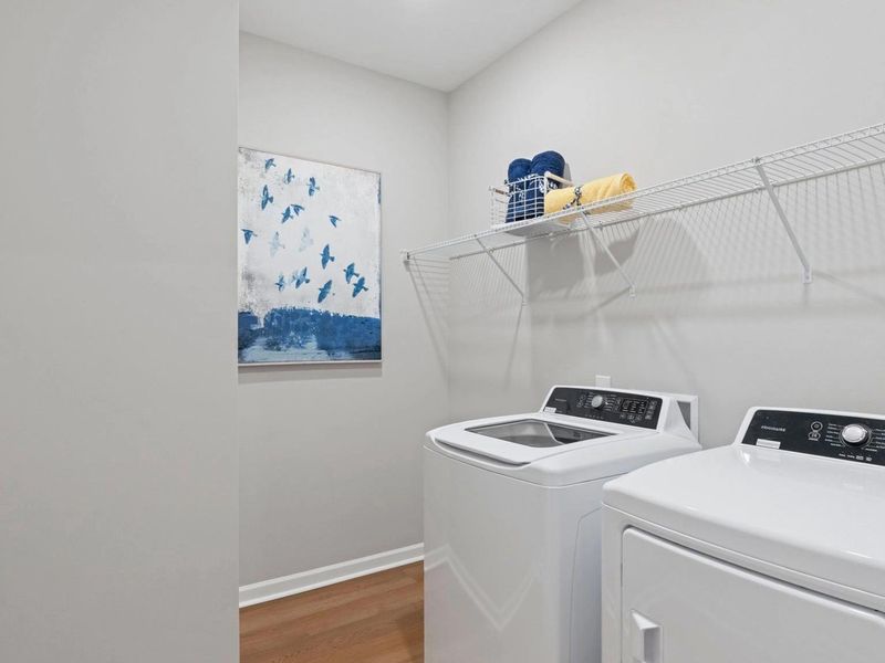 Furnished interior in a model home at Bailey Park in Fayetteville (Image 17).