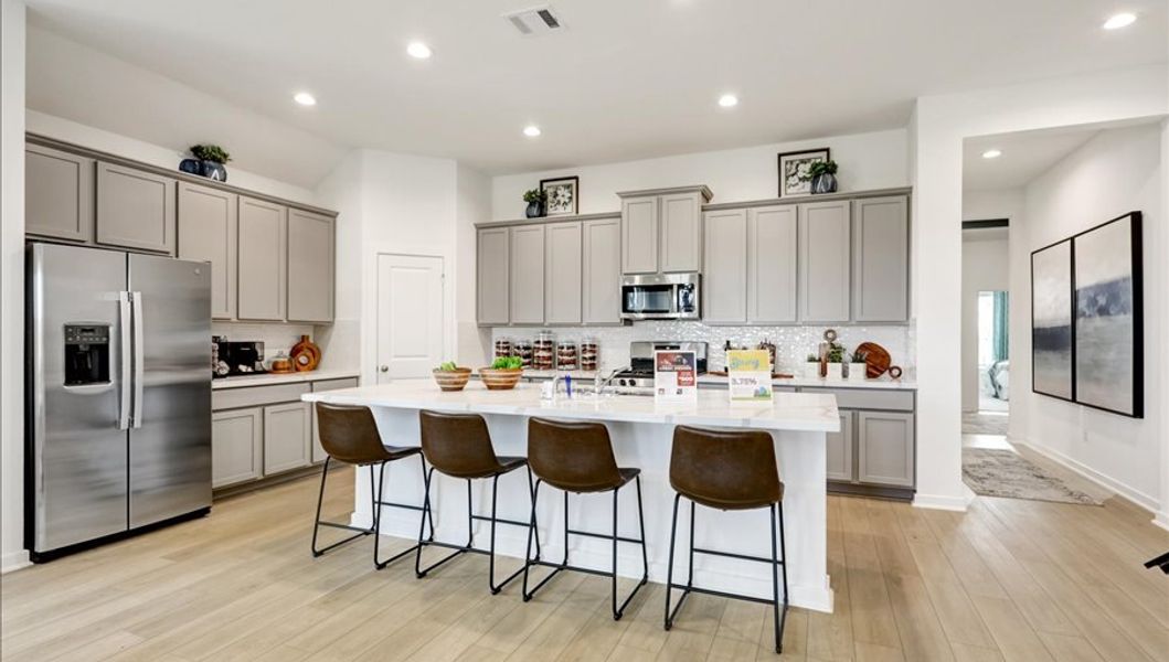 Furnished interior in a model home at Emberly  45' in Beasley (Image 21).