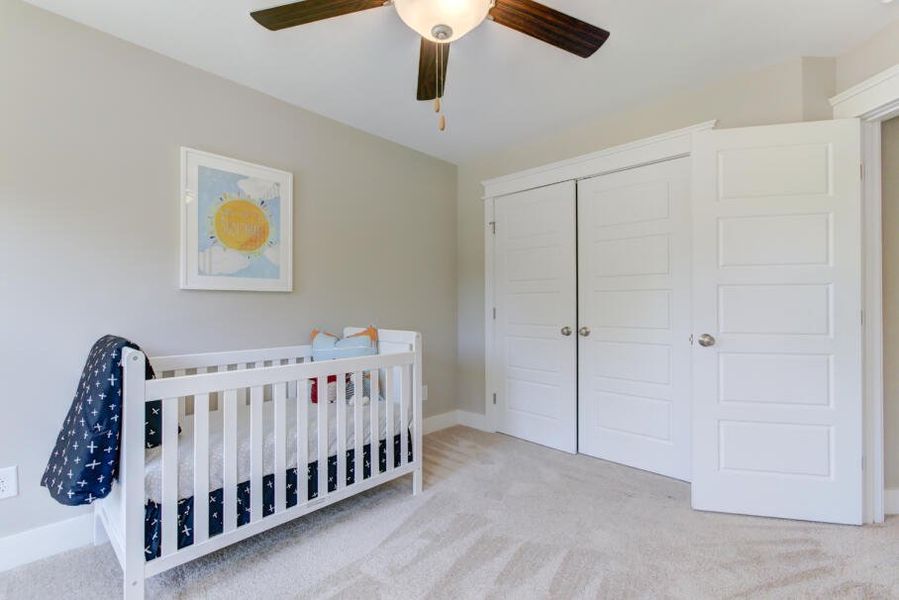 Furnished interior in a model home at Holden Village in Youngsville (Image 36).