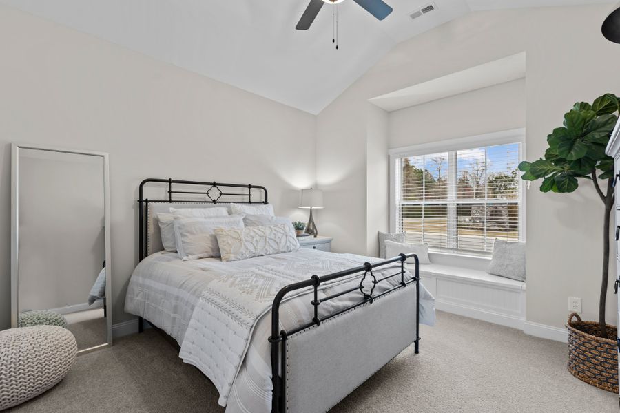 Furnished interior in a model home at Eli's Ridge in Winterville (Image 23).