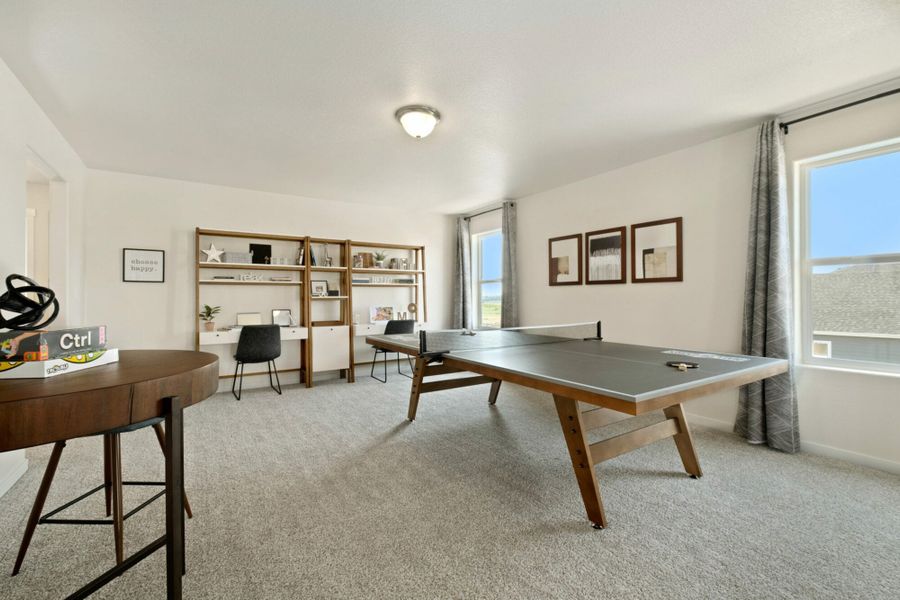Furnished interior in a model home at Lochbuie Station in Lochbuie (Image 12). Furnished interior in a model home at Lochbuie Station in Lochbuie (Image 12).