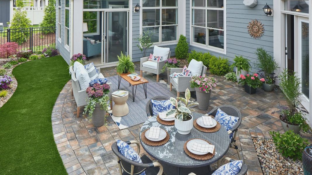 Exterior details of a home in The Courtyards at Hodges Farm, Charlotte (Image 2).