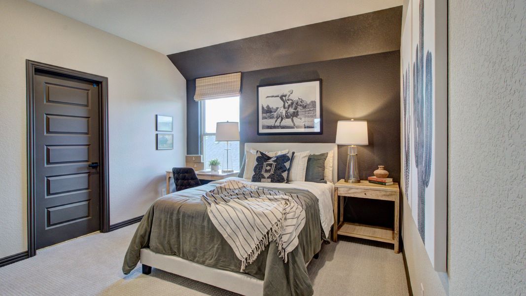 Furnished interior in a model home at Stream Waters in Seguin (Image 33). Furnished interior in a model home at Stream Waters in Seguin (Image 33).