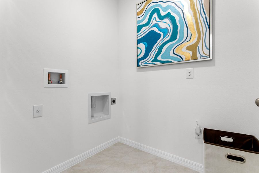 Furnished interior in a model home at Villamar in Winter Haven (Image 11).