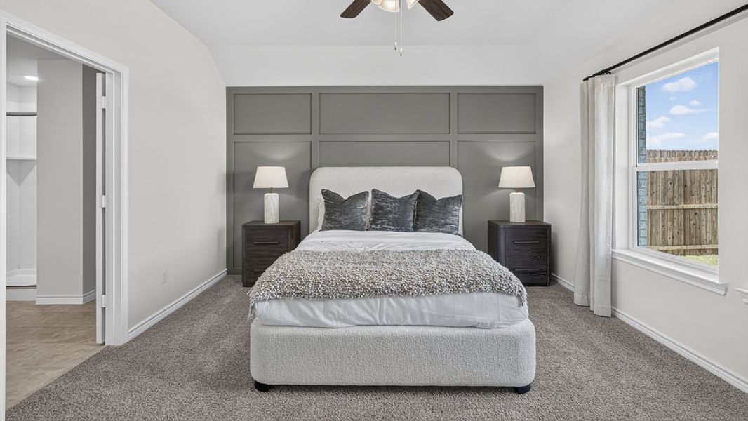 Furnished interior in a model home at Windchime in Celina (Image 56). Furnished interior in a model home at Windchime in Celina (Image 56).