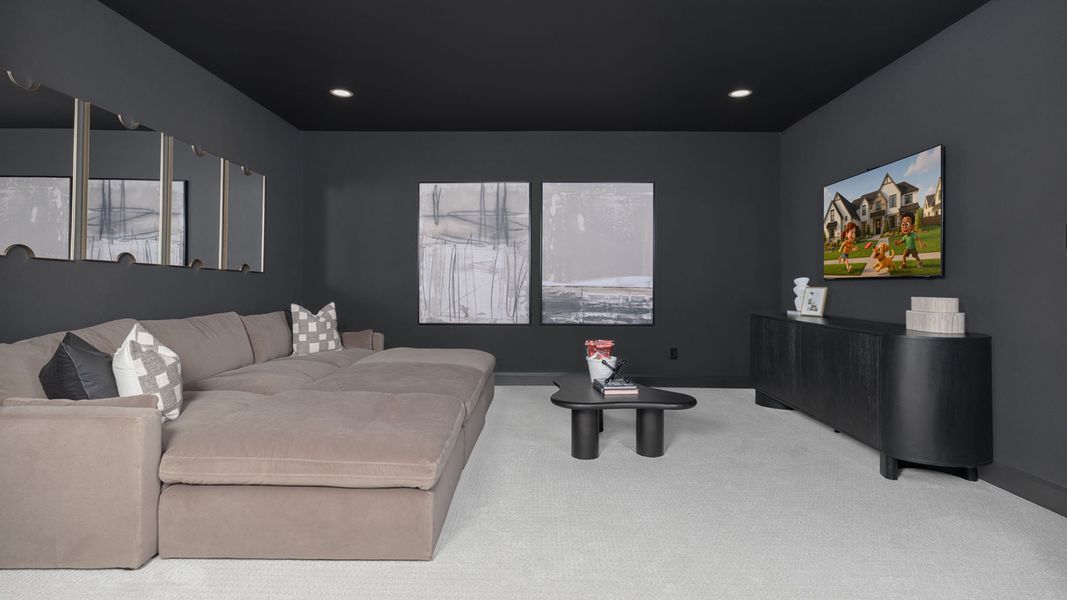 Furnished interior in a model home at Terraces 72' in Rockwall (Image 14).