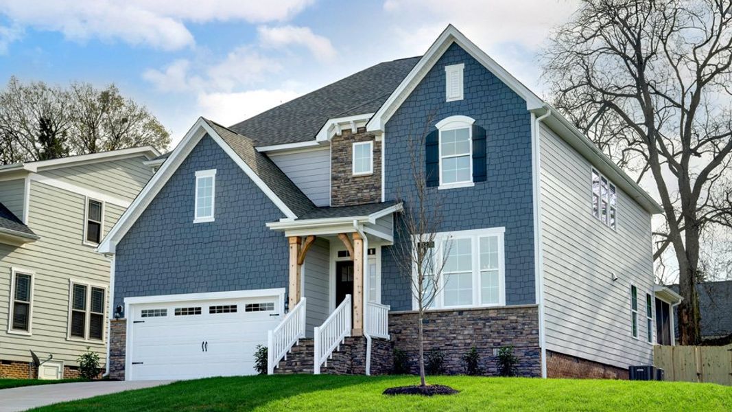 Front exterior of a home in the The Enclave at Old Fields community, located in Haw River, NC (Image 1). Front exterior of a home in the The Enclave at Old Fields community, located in Haw River, NC (Image 1).
