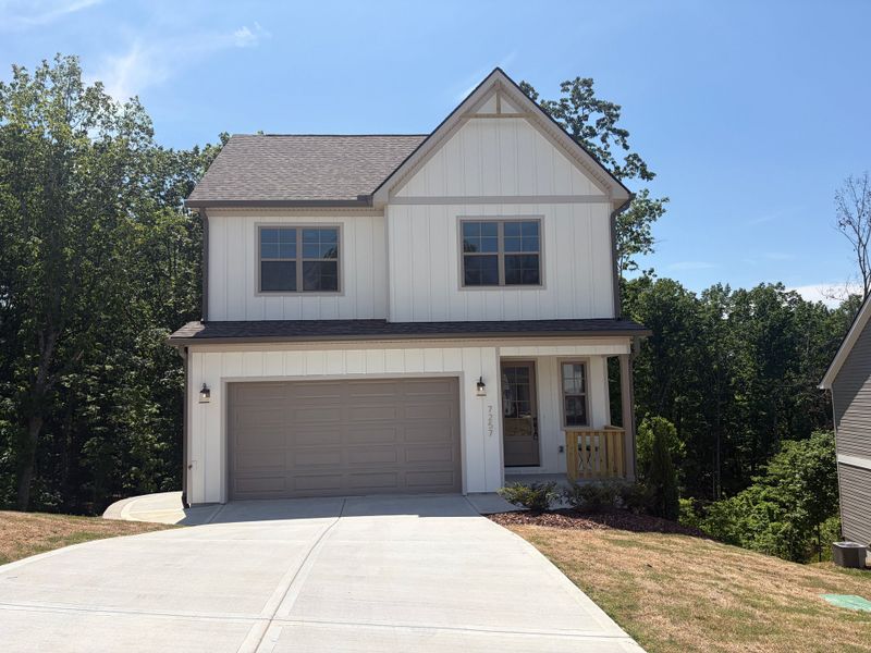 Front exterior of a home in the Hamilton on Hunter West community, located in Ooltewah, TN (Image 2).