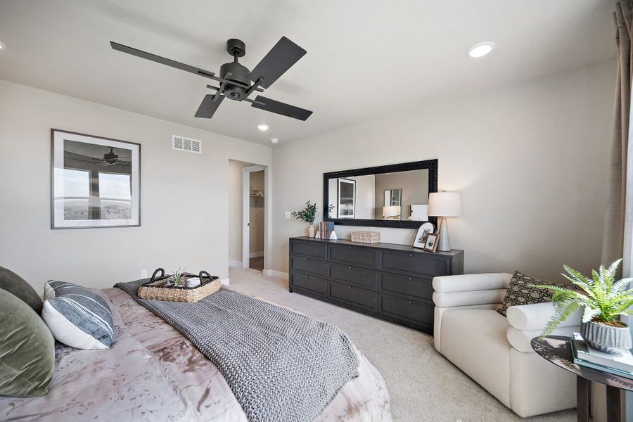 Furnished interior in a model home at Trails at Aspen Ridge-3 in Colorado Springs (Image 48). Furnished interior in a model home at Trails at Aspen Ridge-3 in Colorado Springs (Image 48).