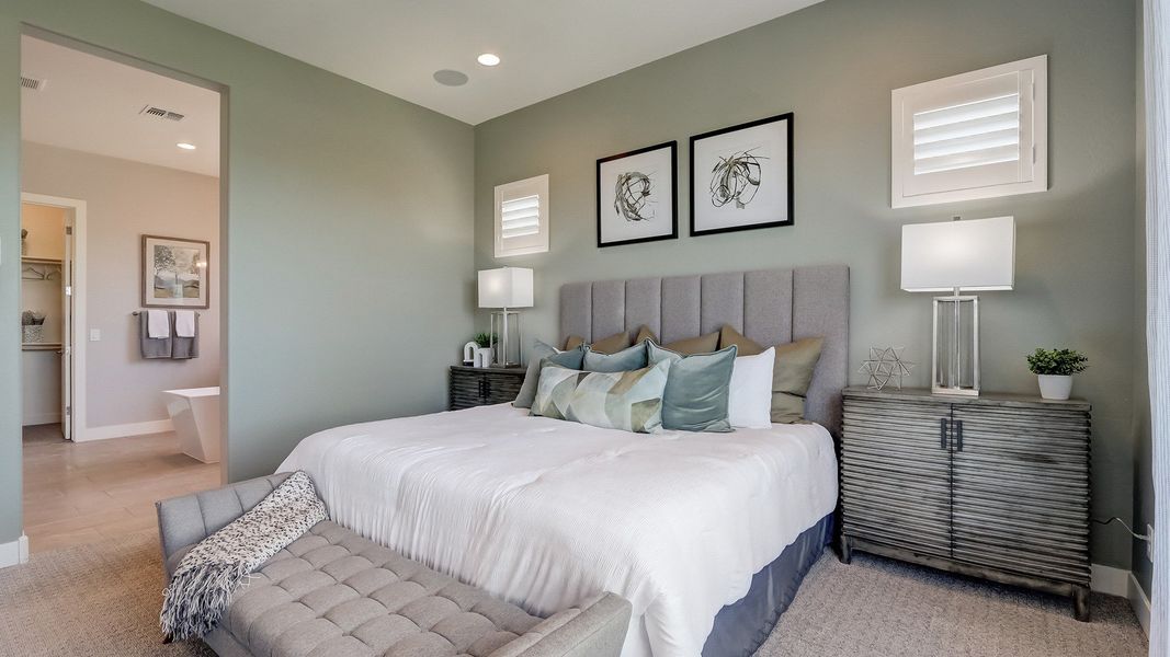 Furnished interior in a model home at Canyon Views - Hacienda in Litchfield Park (Image 18).