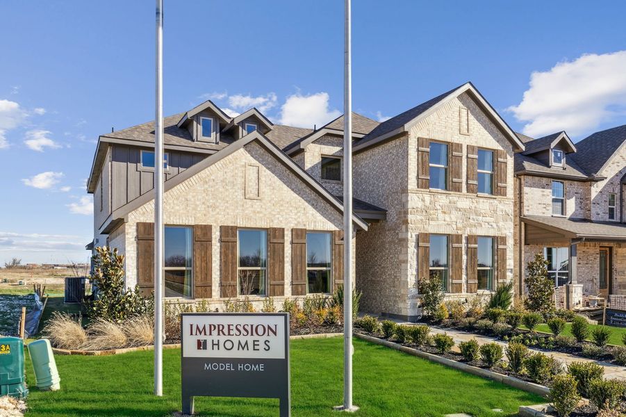 Front exterior of a home in the Redden Farms community, located in Midlothian, TX (Image 3). Front exterior of a home in the Redden Farms community, located in Midlothian, TX (Image 3).