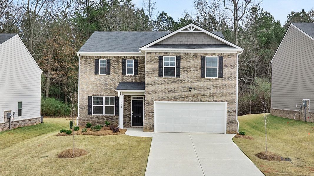 Front exterior of a home in the The Reserve at Calcutta community, located in Stockbridge, GA (Image 23).