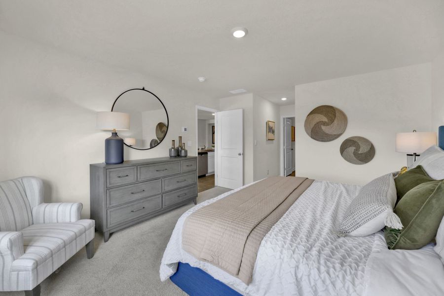 Furnished interior in a model home at Crescent Ridge in Niota (Image 13).