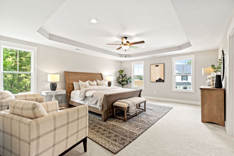 Furnished interior in a model home at Belvedere Plantation in Hampstead (Image 10).